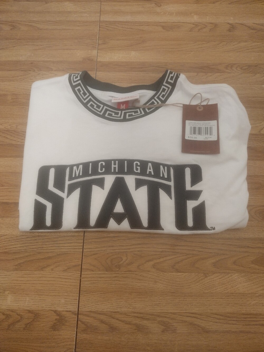 Men's Mitchell & Ness Michigan State 125th Year Anniversary SS Tee Shirt